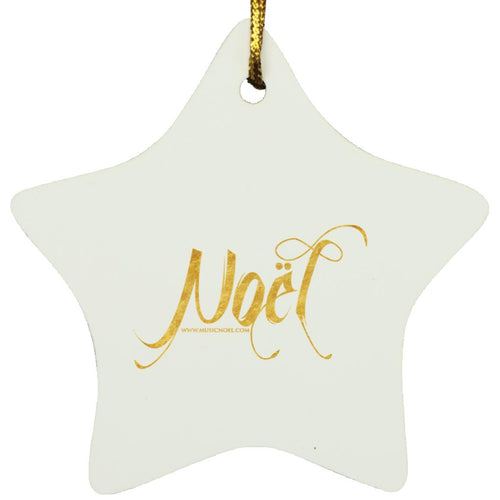 Noel Logo Star Ornament