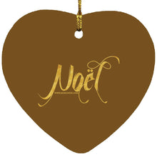 Load image into Gallery viewer, Noel Logo Heart Ornament