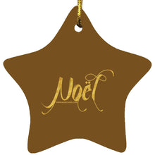 Load image into Gallery viewer, Noel Logo Star Ornament